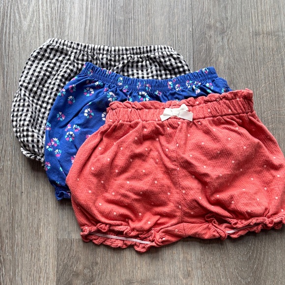 Other - Set of Three Baby Bloomers - Red, Blue, and Black Checkered Size 3-6 months